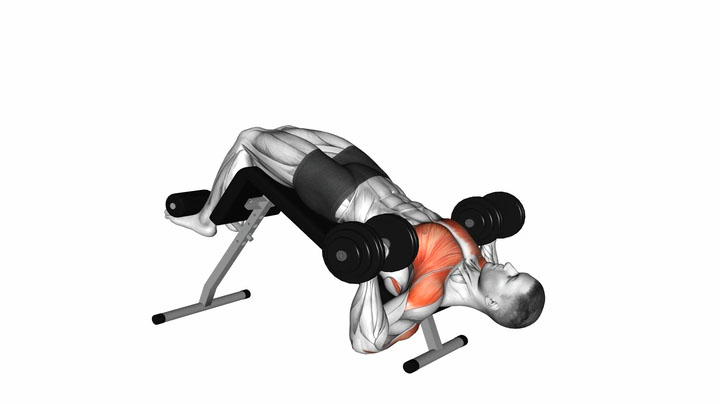 decline bench press dumbbell