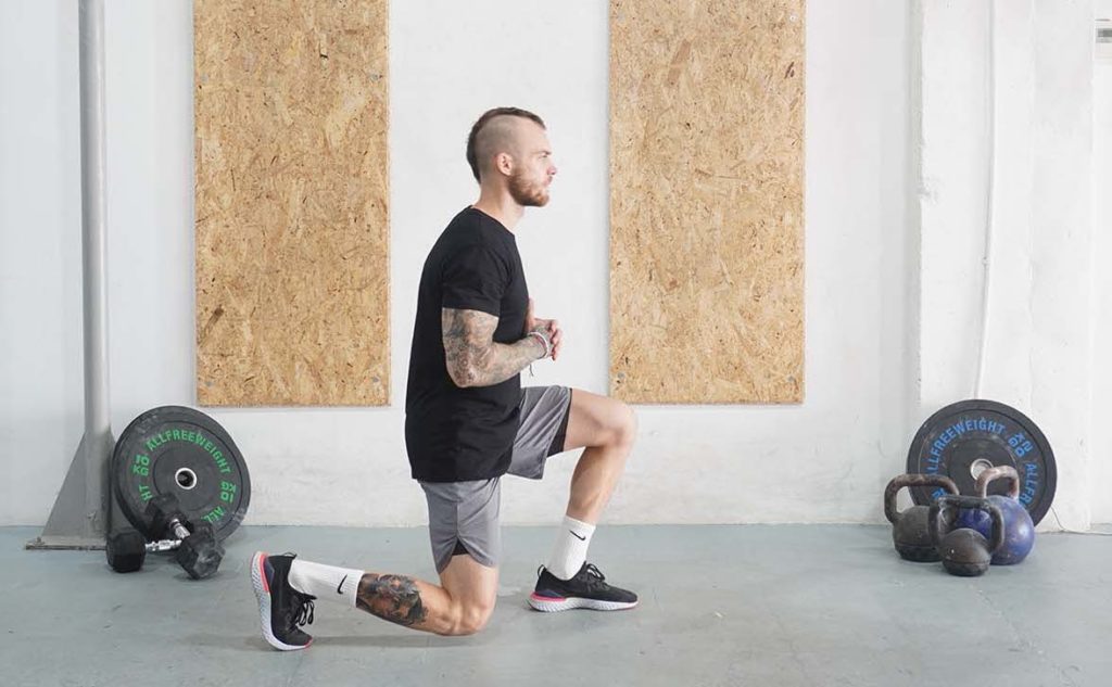 man lunge leg workouts