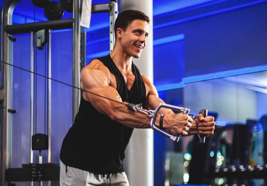 chest fly man cable compound chest exercises